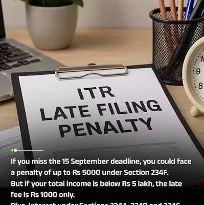 Missed the ITR (Income Tax Returns) Filing Deadline (16th Sept 2025)?