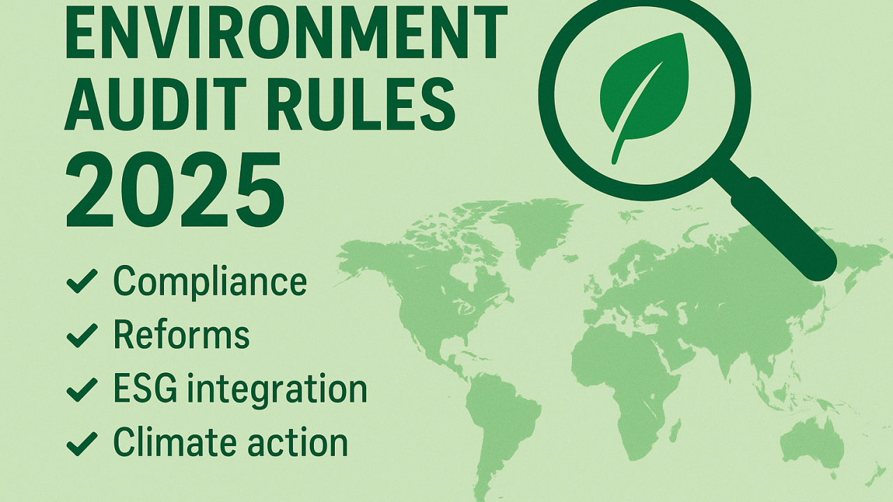 The Environment Audit Rules, 2025 — What Every Corporate Leader Needs to Know
