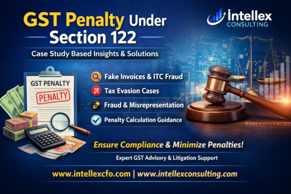 GST Penalty under Section 122 – A Practical Case Study Based Guide for Businesses & Professionals